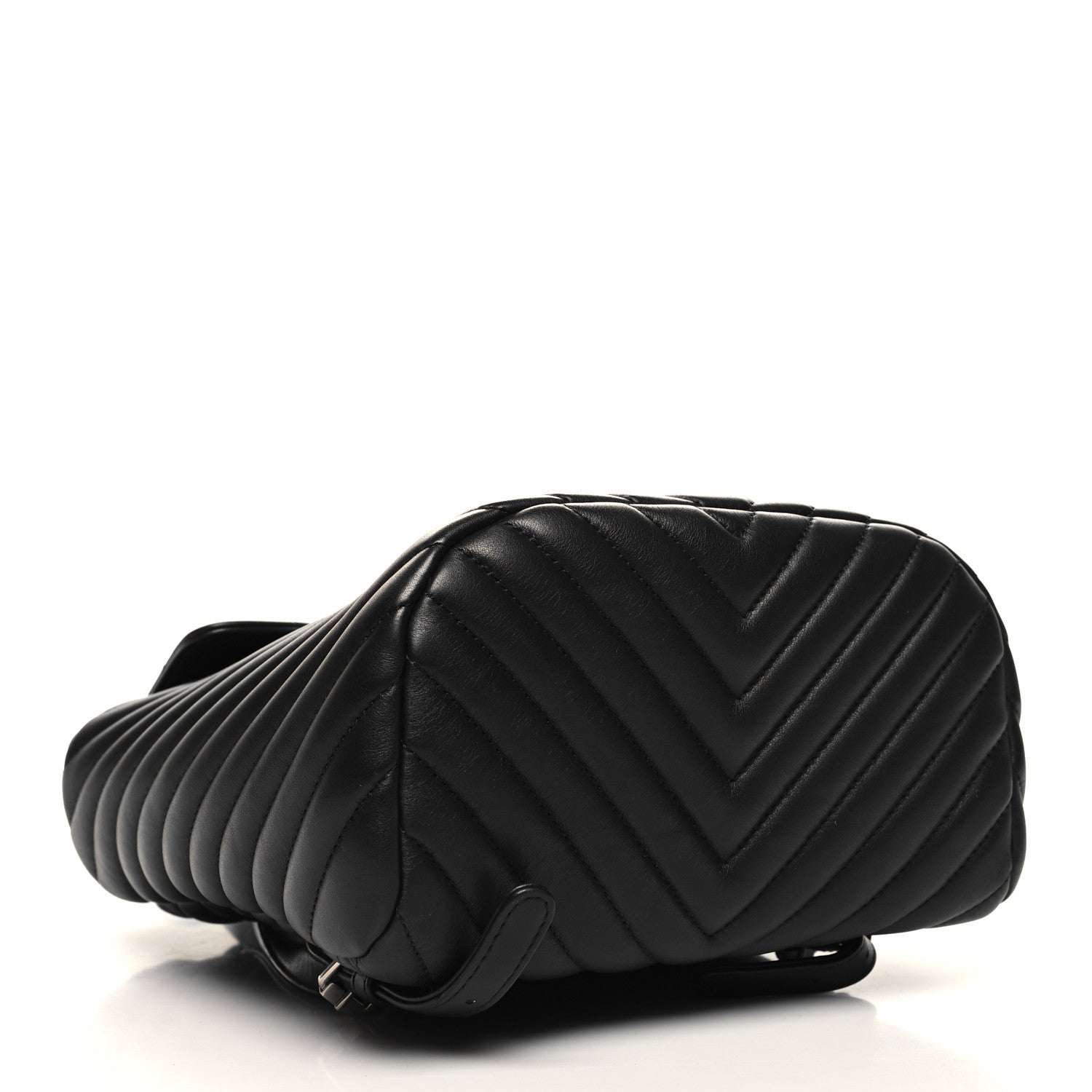 Chanel Calfskin Chevron Quilted Small Urban Spirit Backpack Black 4 of 11