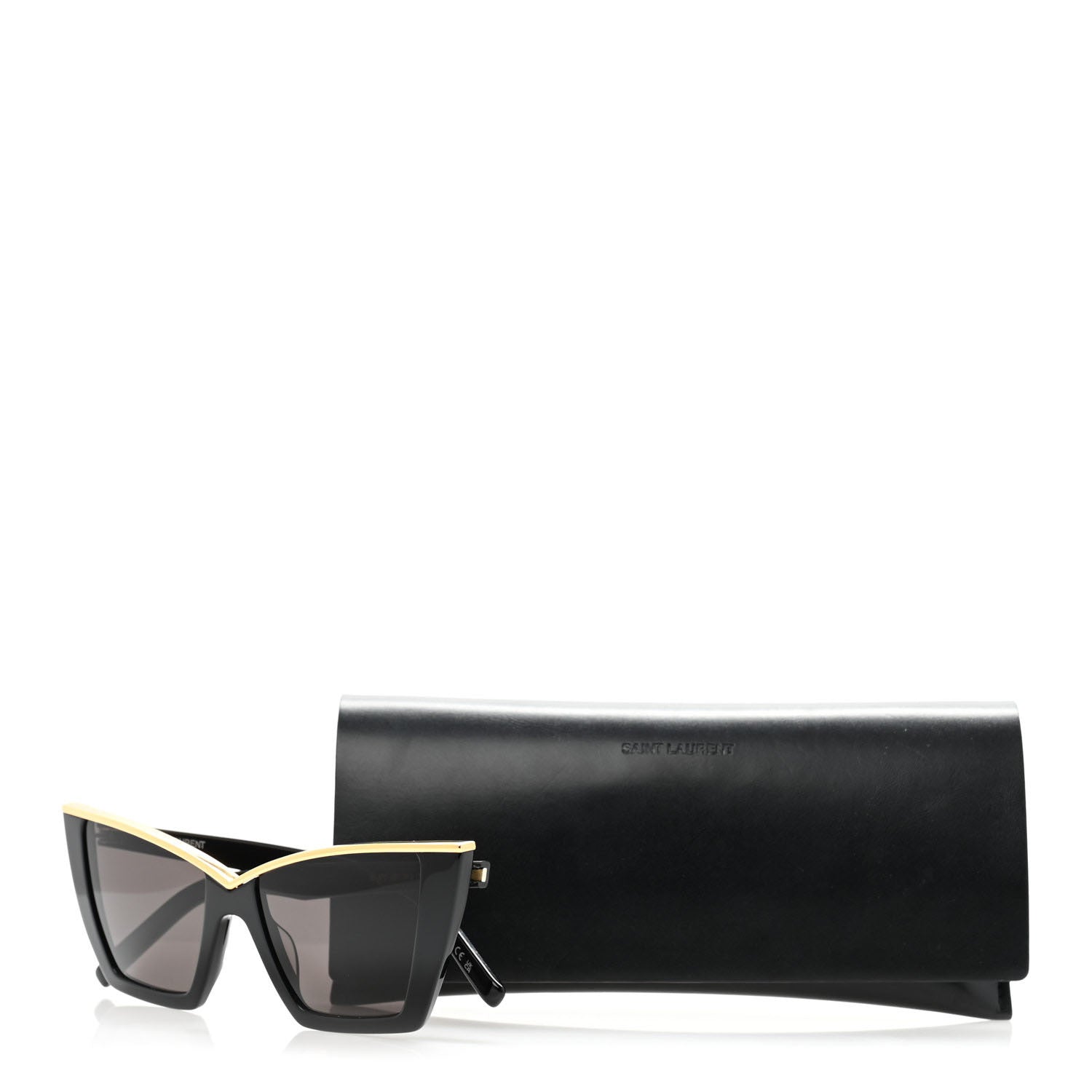 Saint Laurent Cat Eye Kate SL570 Sunglasses Black 9 of 9