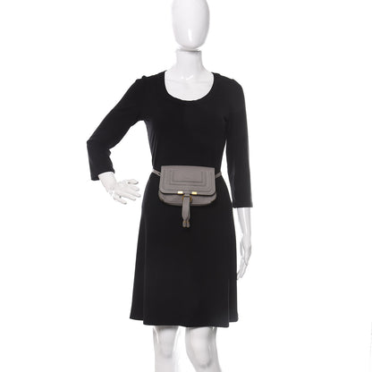 Chloe Calfskin Marcie Convertible Belt Bag Cashmere Grey 2 of 9