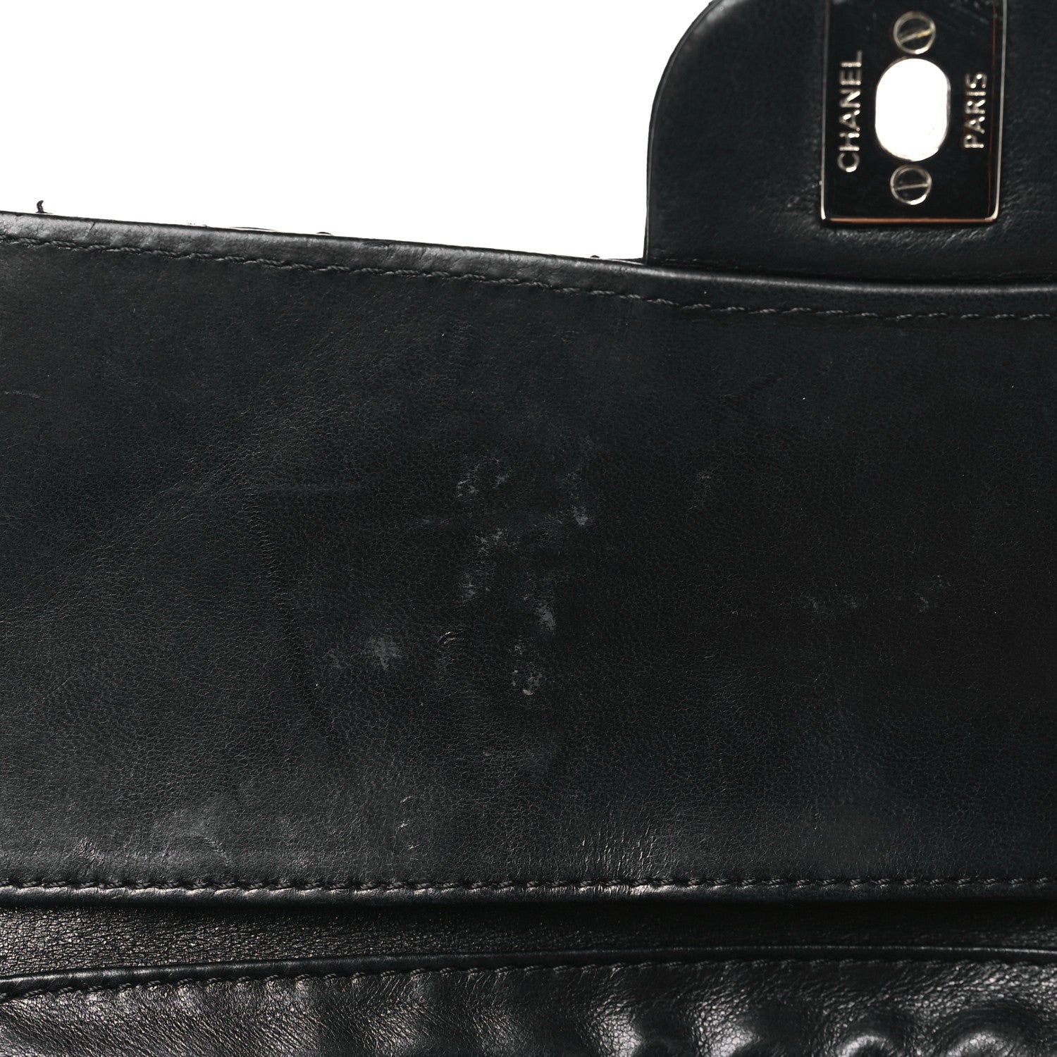Chanel Lambskin Quilted Clutch with Chain Flap Black 11 of 13