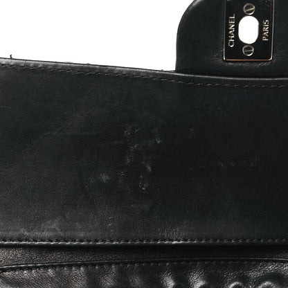 Chanel Lambskin Quilted Clutch with Chain Flap Black 11 of 13