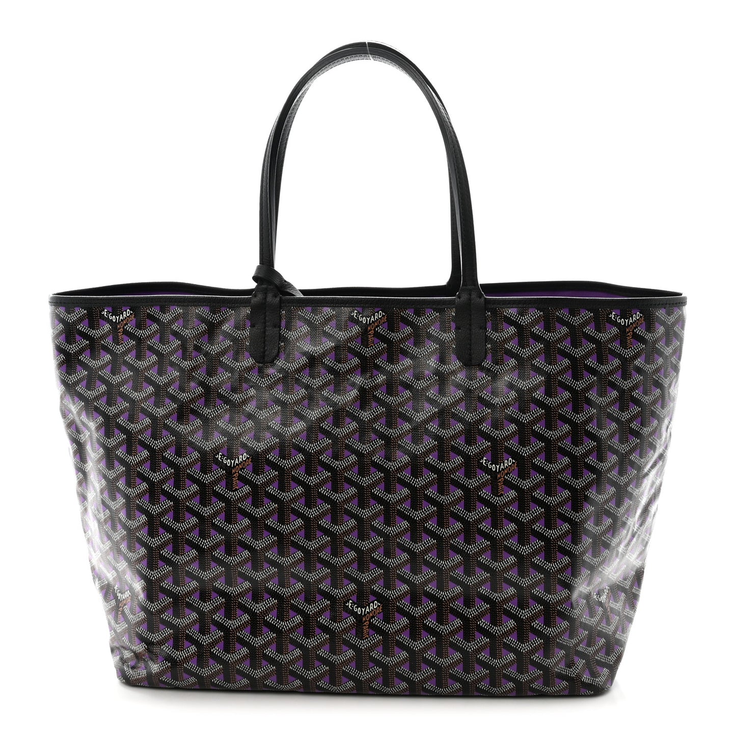 Goyardine Saint Louis Claire Voie PM Black Purple