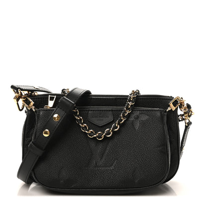 Louis Vuitton Empreinte Monogram Giant Multi Pochette Accessories Black 1 of 11