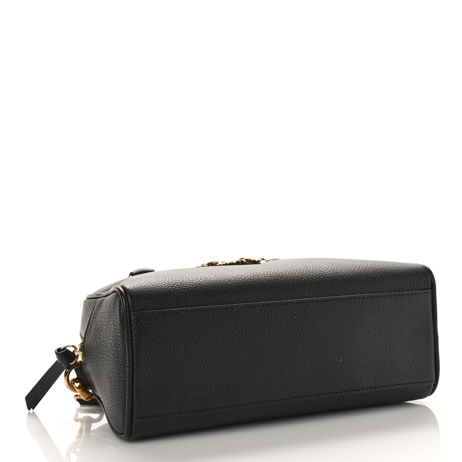 Versace Calfskin Virtus Bowling Bag Black 4 of 8