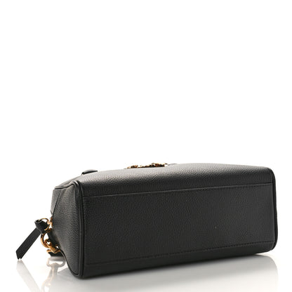 Versace Calfskin Virtus Bowling Bag Black 4 of 8