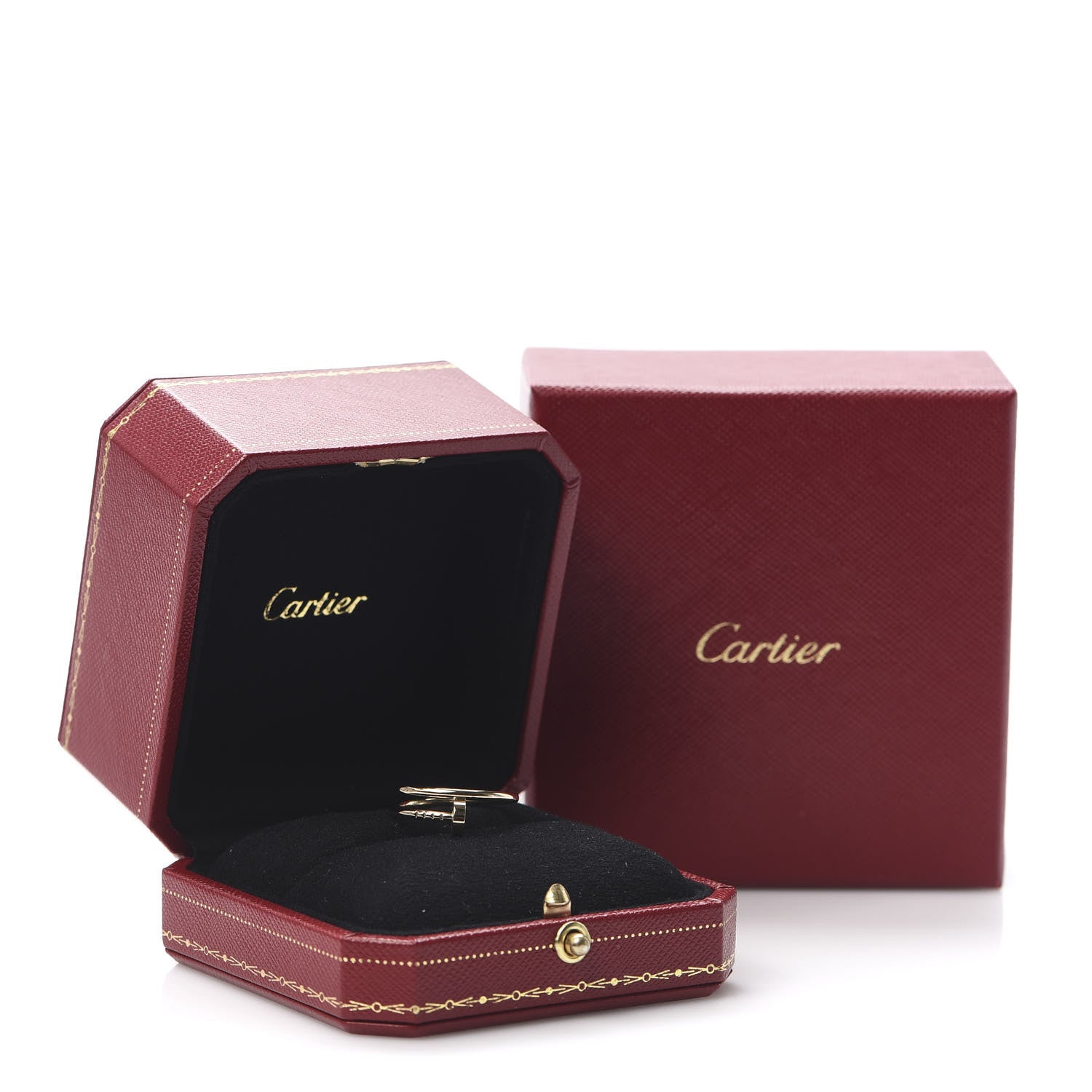 Cartier 18K Yellow Gold Small Juste Un Clou Ring 54 6.75 7 of 7