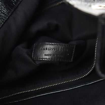 Saint Laurent Crinkled Calfskin Matelasse Monogram Niki Shoulder Bag Black 7 of 18