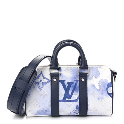 Louis Vuitton Monogram Watercolor Keepall XS Blue 1 of 9