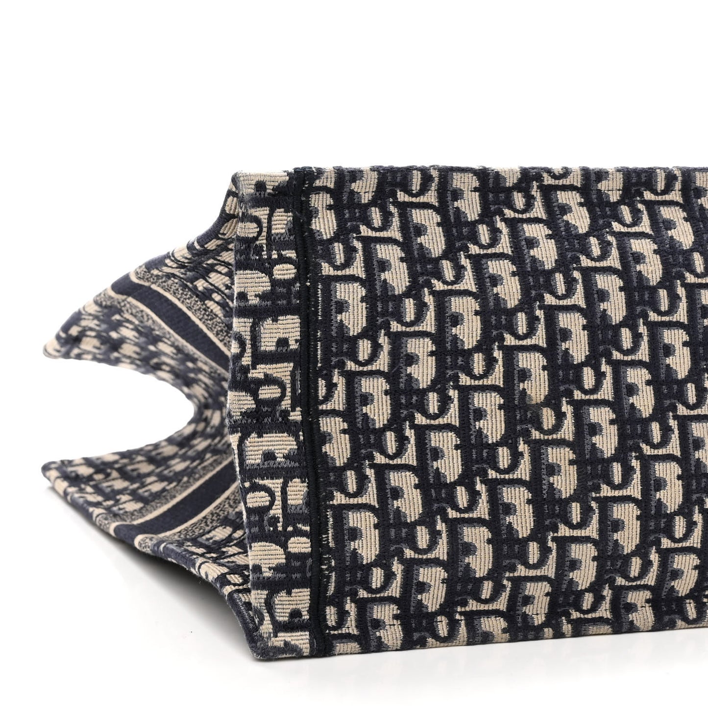 Oblique Book Tote Blue Multicolor