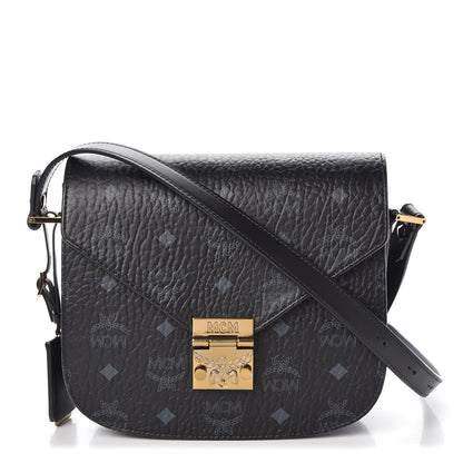 MCM Visetos Small Patricia Crossbody Bag Black 1 of 6