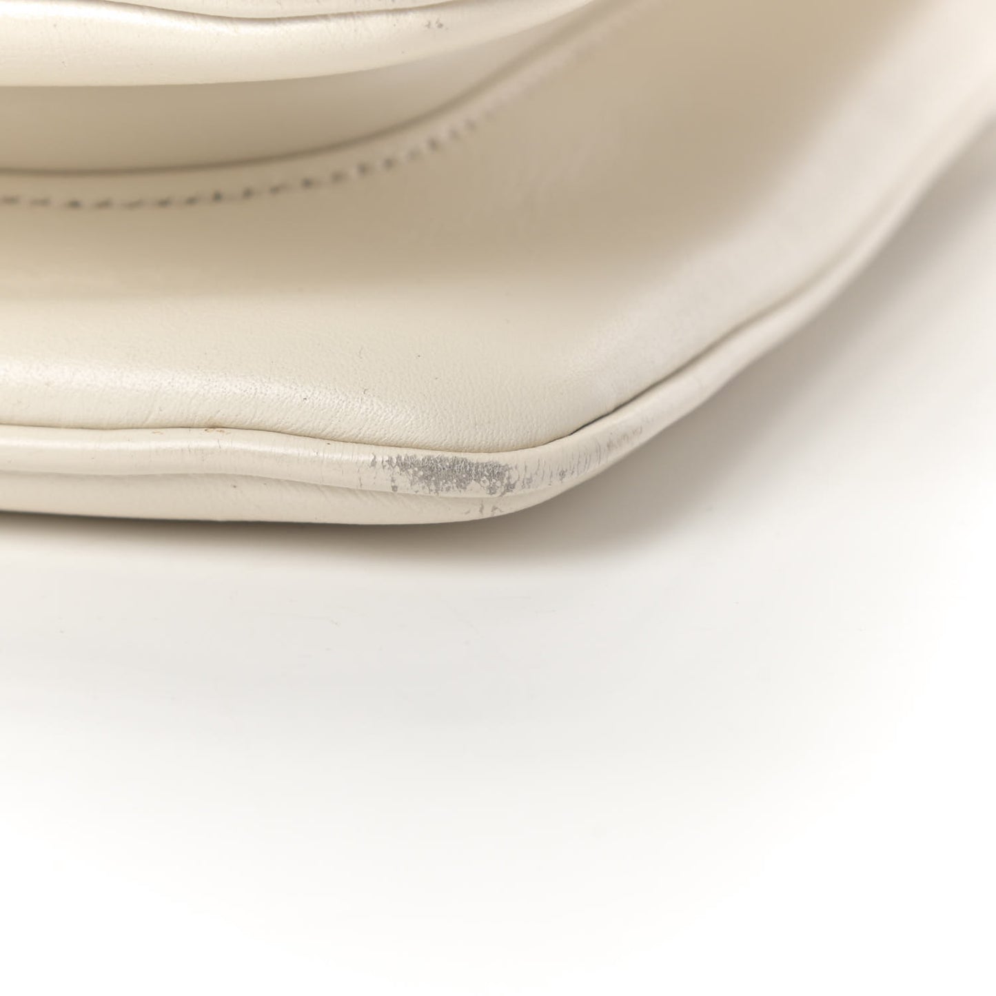 Vitello Palmellato Lux Crystal Medium Rajah Shoulder Bag Mystic White Multicolor