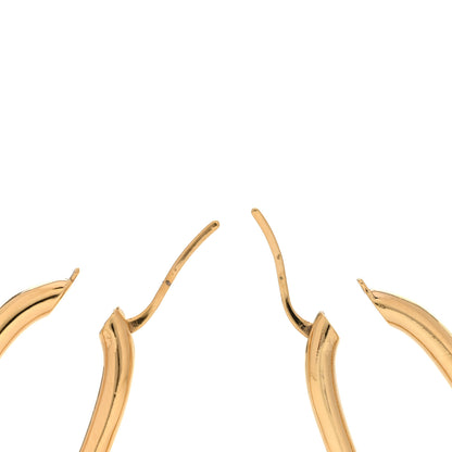Louis Vuitton Metal Fall In Love Hoop Earrings GM Gold 3 of 5