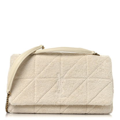 Saint Laurent Terry Patchwork Monogram Medium Jamie Tropical Sand 1 of 10