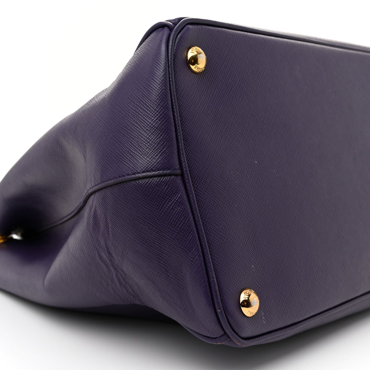 Saffiano Lux Large Galleria Double Zip Tote Uva