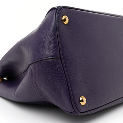 Prada Saffiano Lux Large Galleria Double Zip Tote Uva 9 of 14