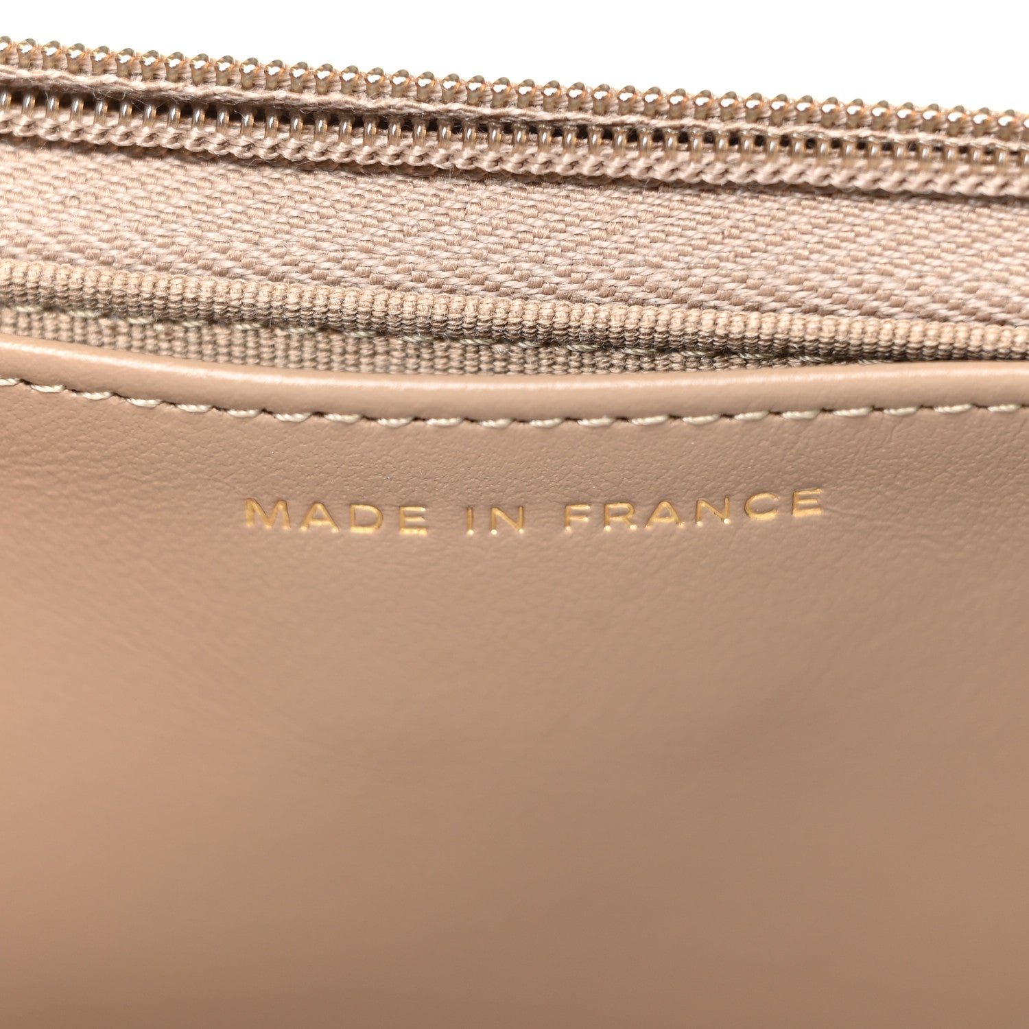 Chanel Caviar Quilted Wallet On Chain WOC Beige 6 of 13