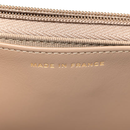 Chanel Caviar Quilted Wallet On Chain WOC Beige 6 of 13
