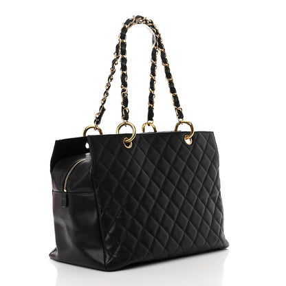 Chanel Caviar Quilted Grand Timeless Tote GTT Black 3 of 12
