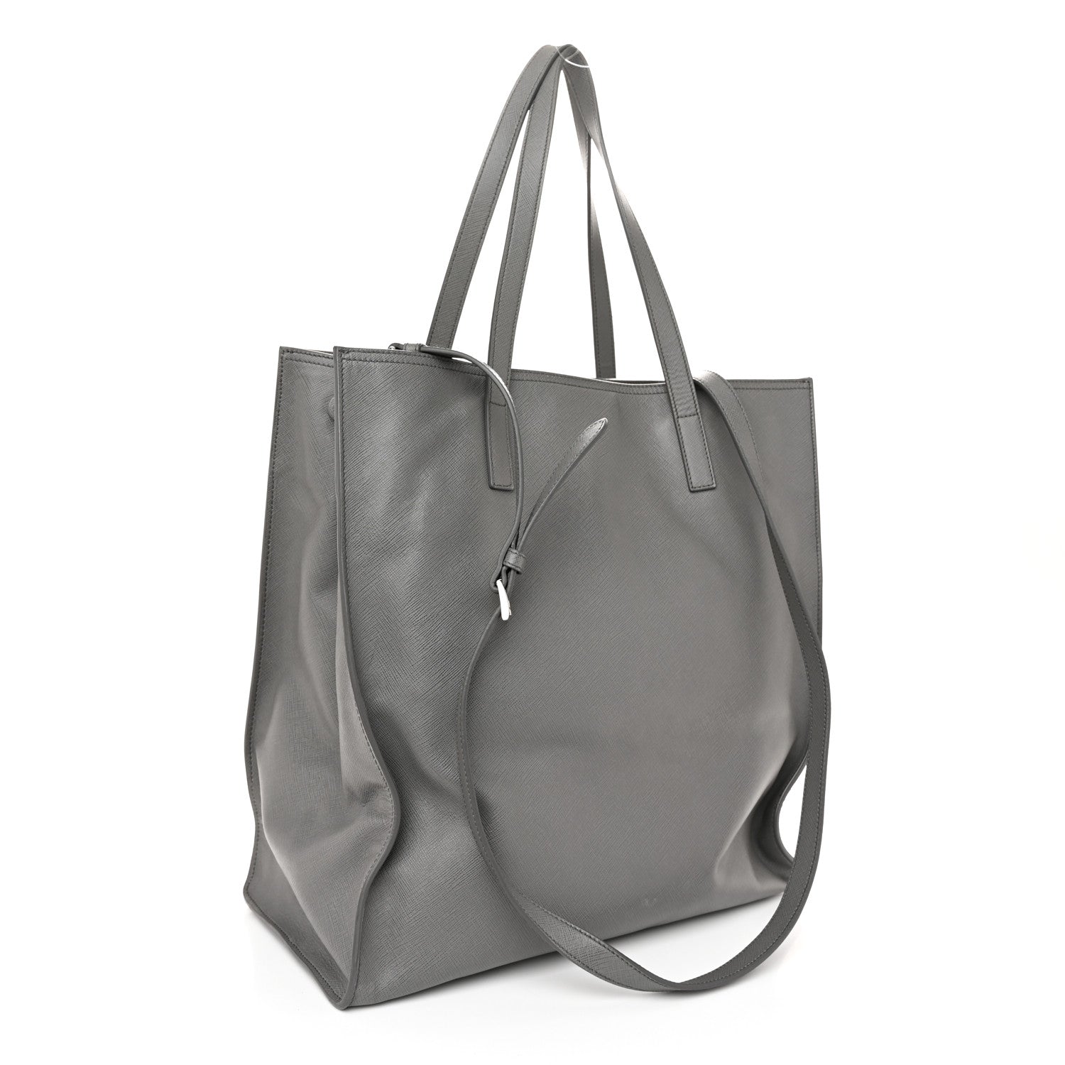 Prada Saffiano Soft Tote Marmo 3 of 10