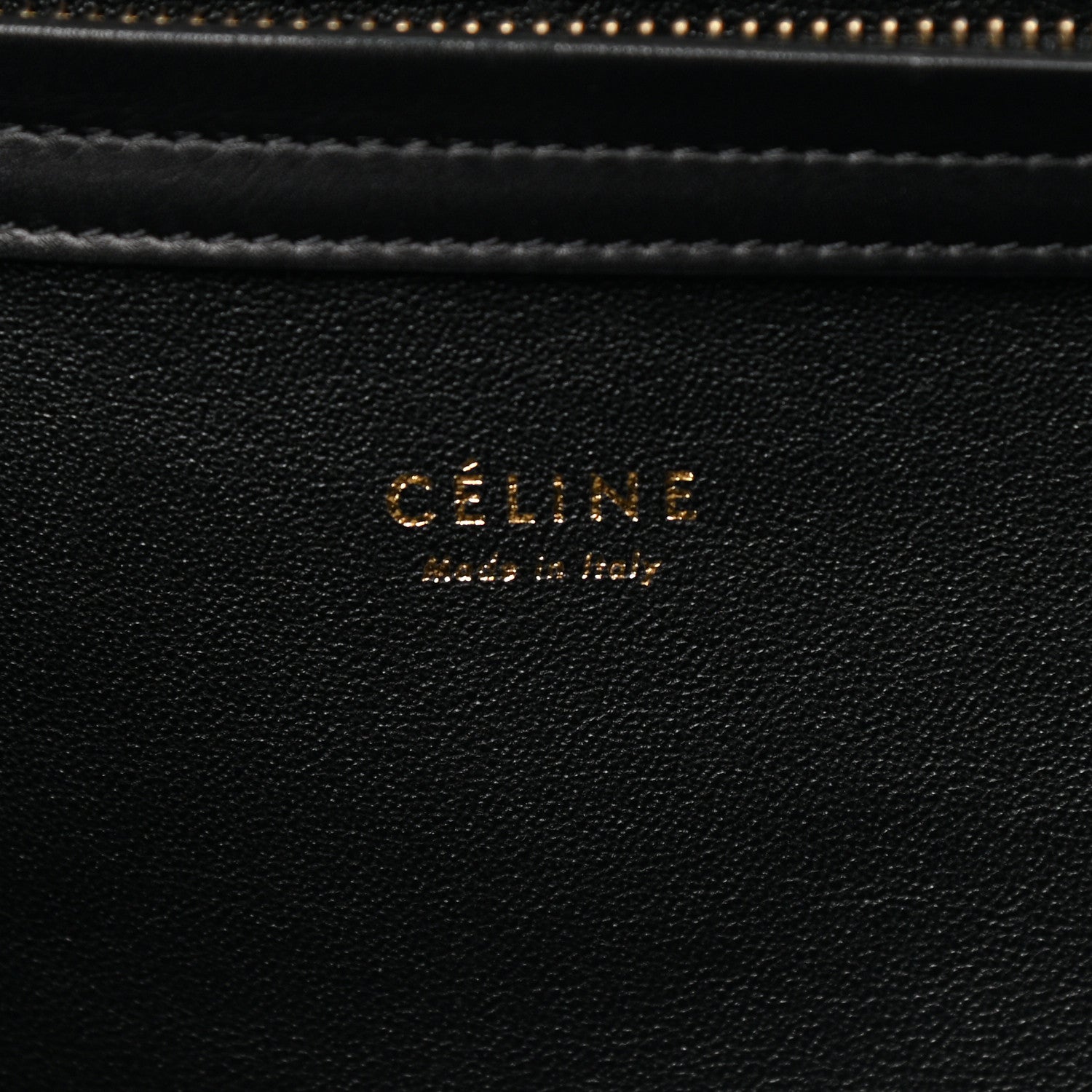 Celine Gingham Woven Medium Phantom Luggage Cobalt 5 of 9
