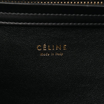 Celine Gingham Woven Medium Phantom Luggage Cobalt 5 of 9