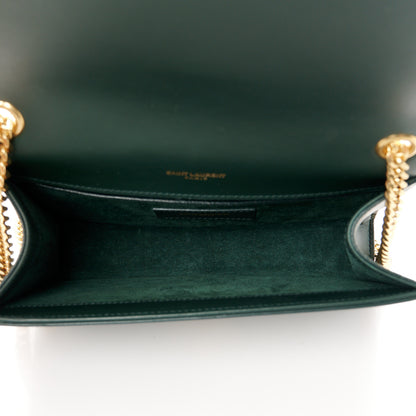 Saint Laurent Smooth Calfskin Small Classic Monogram Kate Tassel Satchel Dark Leaf 5 of 11