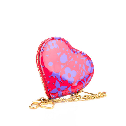 Louis Vuitton Patent Sweet Monogram Coeur Heart Coin Purse Rose Indien 3 of 7