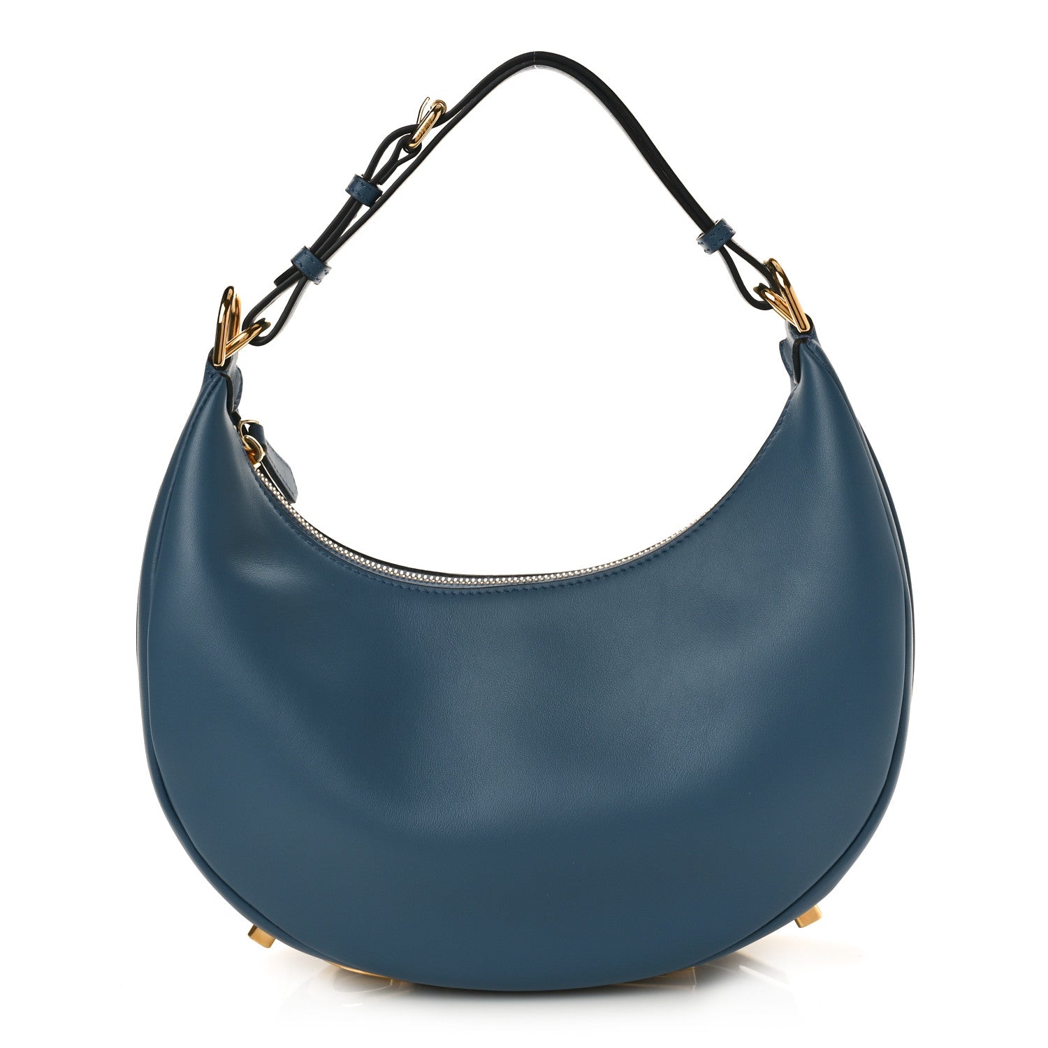 Fendi Vitello Grace Matte Small Fendigraphy Hobo Bag Mirto 1 of 9