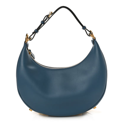 Fendi Vitello Grace Matte Small Fendigraphy Hobo Bag Mirto 1 of 9