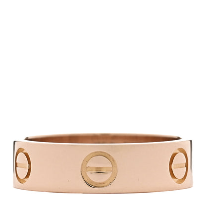 Cartier 18K Pink Gold 5.5mm LOVE Ring 56 7.5 1 of 5