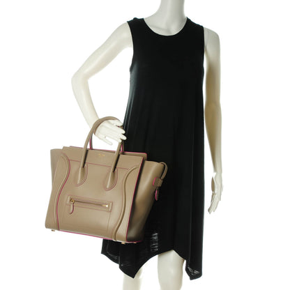 Celine Palmelato Calfskin Mini Luggage Camel 3 of 10