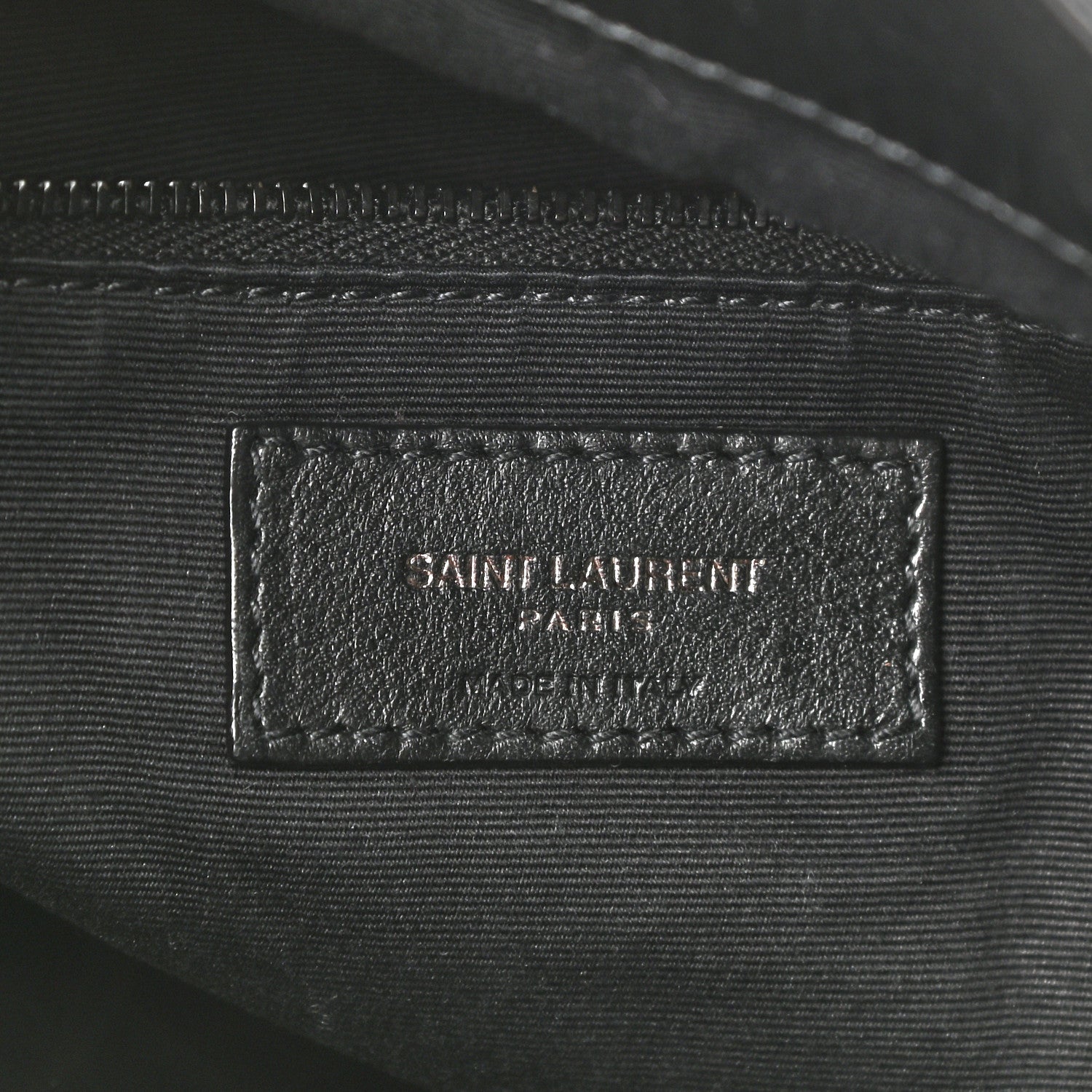 Saint Laurent Crinkled Calfskin Matelasse Monogram Medium Niki Shopper Tote Black 6 of 10