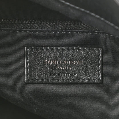 Saint Laurent Crinkled Calfskin Matelasse Monogram Medium Niki Shopper Tote Black 6 of 10