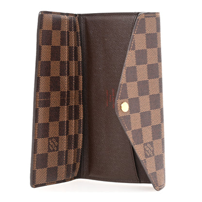 Louis Vuitton Damier Ebene Sarah Wallet NM 6 of 10
