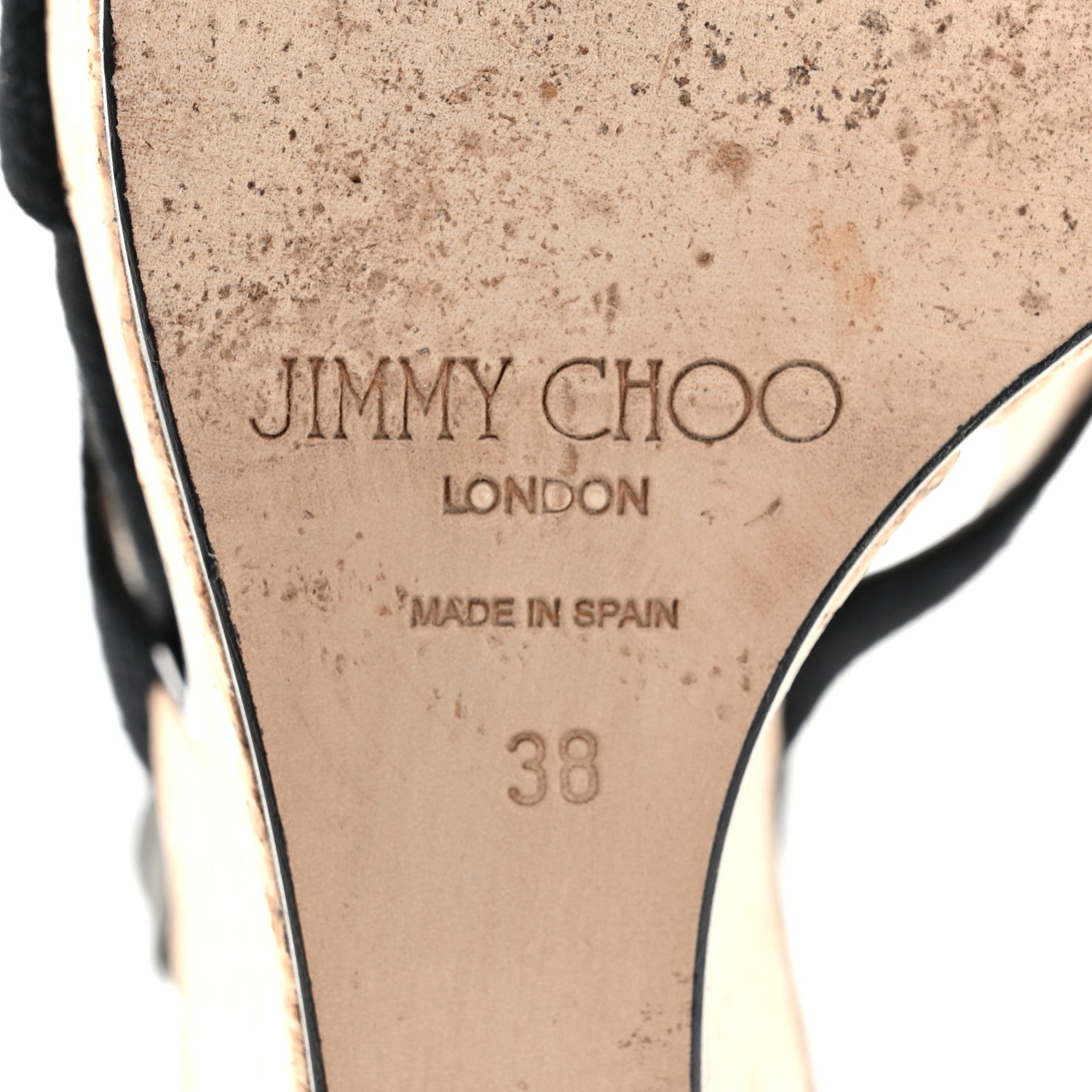Jimmy Choo Suede Cork Neyo 120 Wedges 38 Black 6 of 8