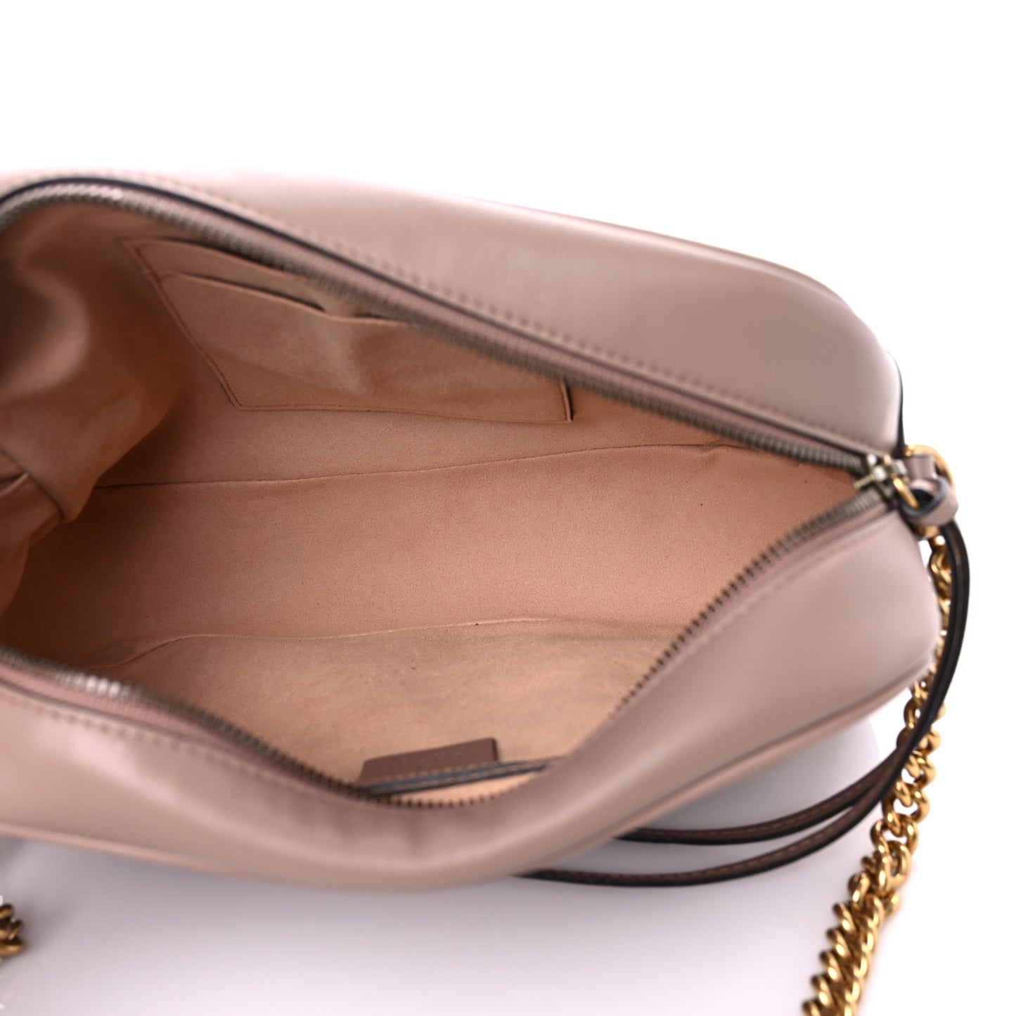 Calfskin Matelasse Medium GG Marmont Chain Shoulder Bag Porcelain Rose