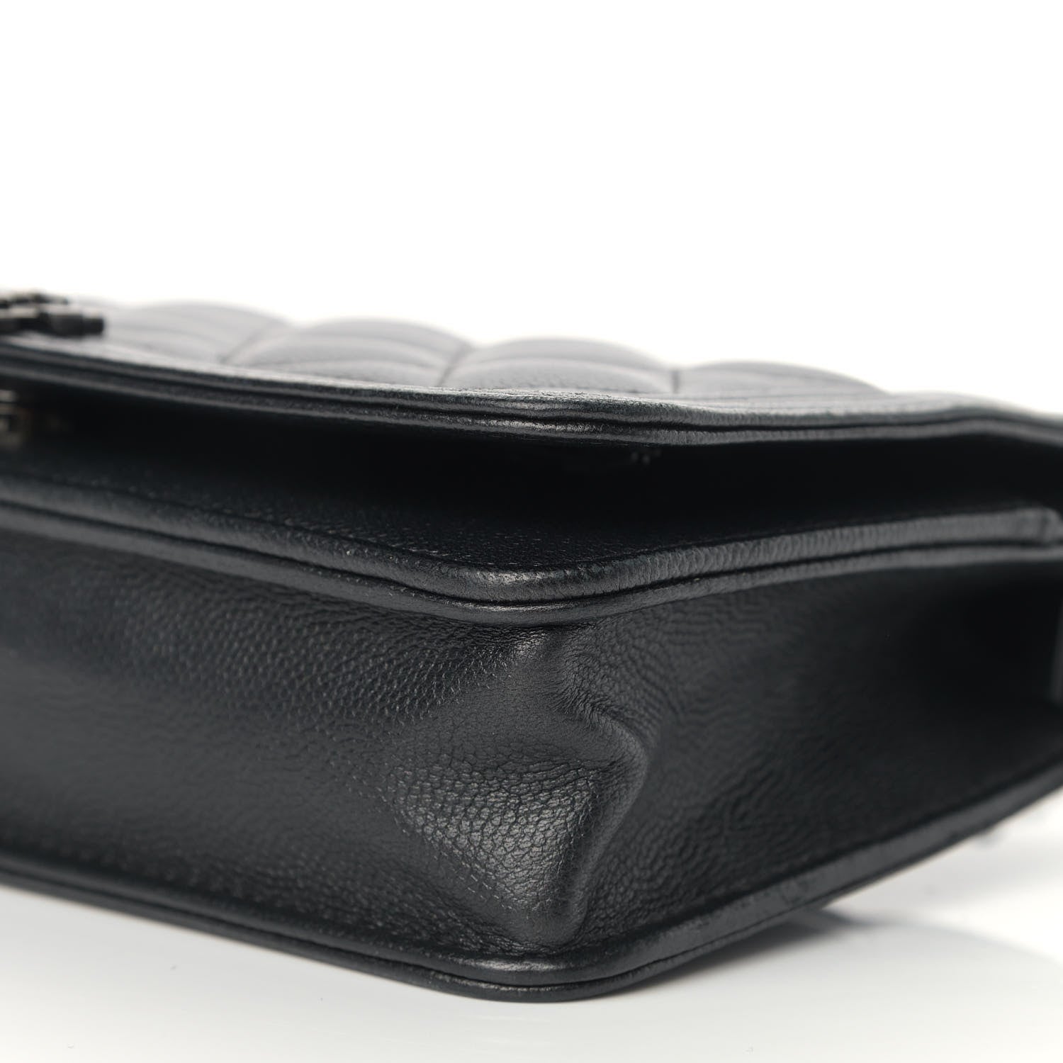 Chanel Caviar Quilted Boy Wallet On Chain WOC So Black 10 of 13