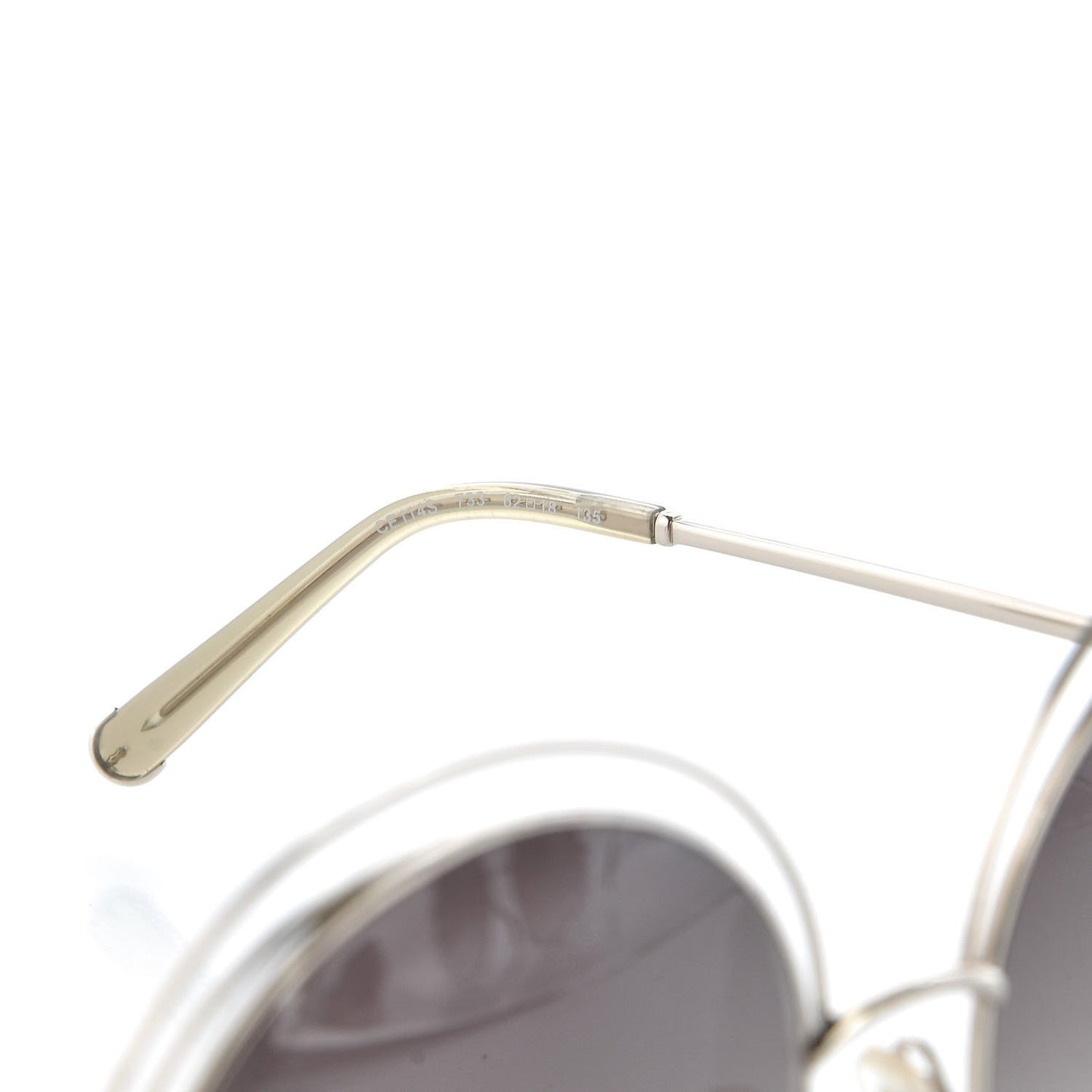 Oversize Round Carlina Oversized Round Sunglasses CE114S Silver Light Grey