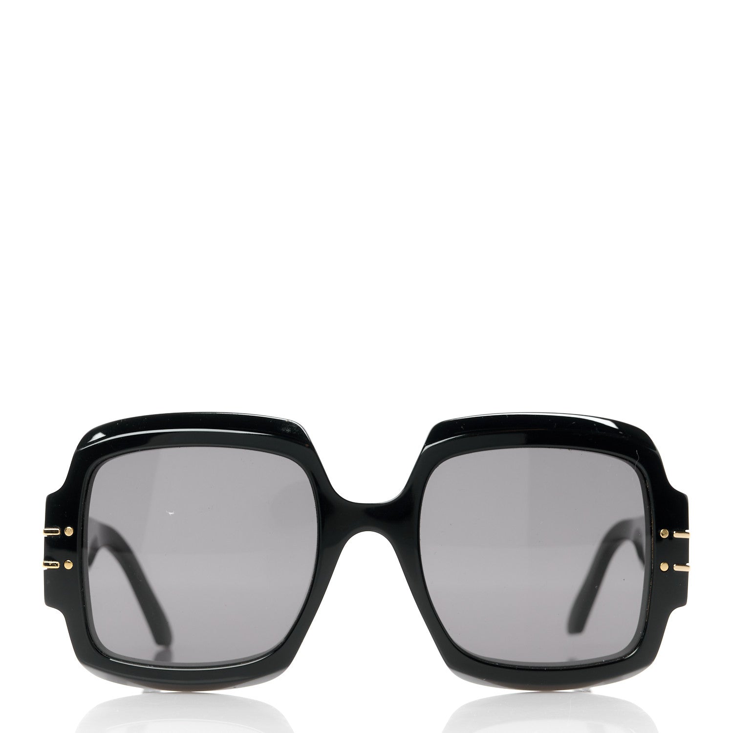 Christian Dior Acetate Diorsignature S1U Square Sunglasses Black 2 of 10