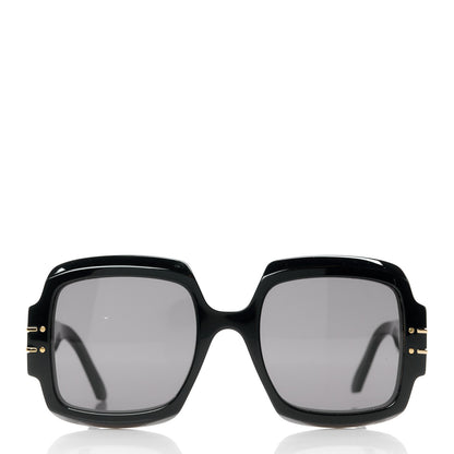 Christian Dior Acetate Diorsignature S1U Square Sunglasses Black 2 of 10