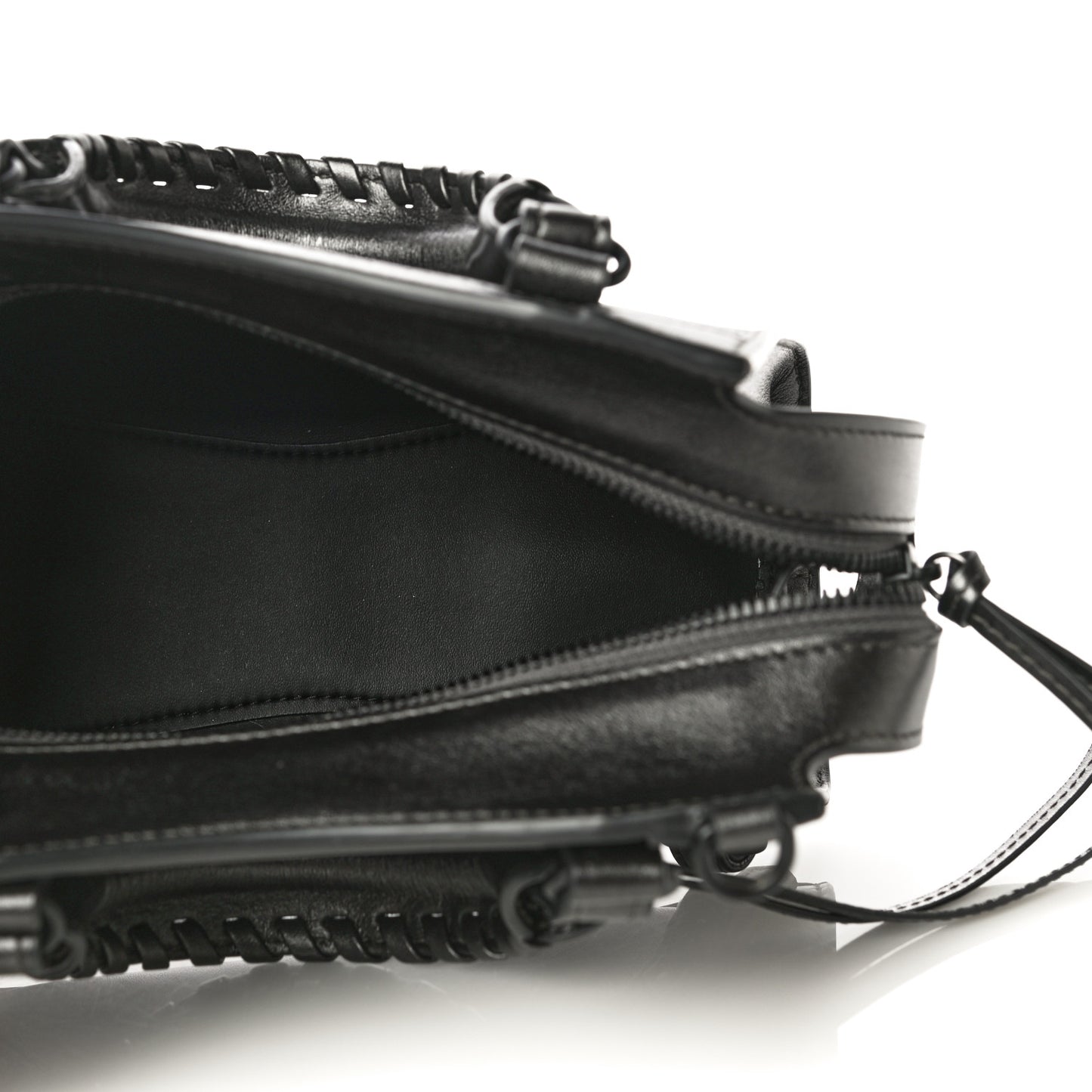 Smooth Calfskin Neo Classic Black Hardware Mini City Gunmetal