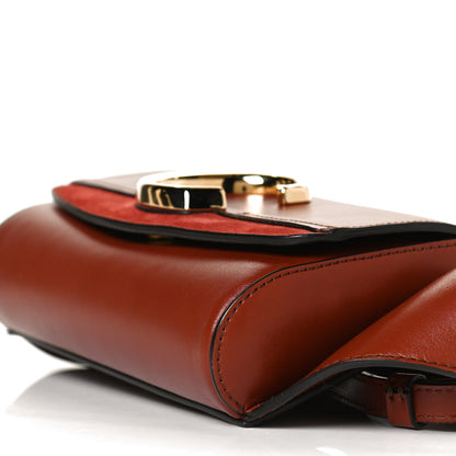 Chloe Calfskin Suede C Belt Bag Sepia Brown 10 of 10