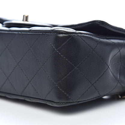 Chanel Lambskin Quilted Mini Rectangular Flap Black 9 of 11