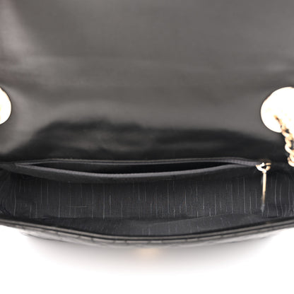 Chanel Lambskin Quilted Medium Westminster Pearl Flap Black 5 of 11