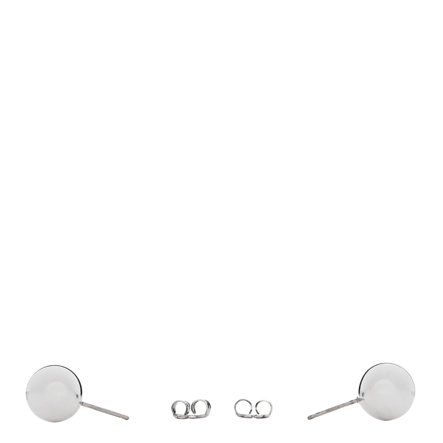 Sterling Silver 10mm HardWear Ball Earrings