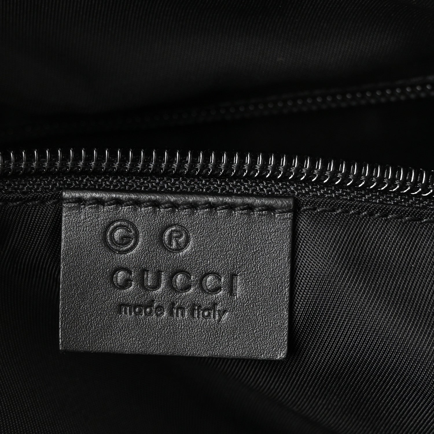 Gucci Techno Canvas Selleria Calfskin Web Small Flat Messenger Bag Black 6 of 10