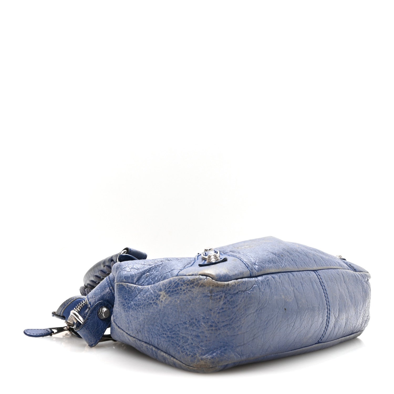 Balenciaga Agneau Giant 12 Silver Hardware Town Bleu Glacier 5 of 13
