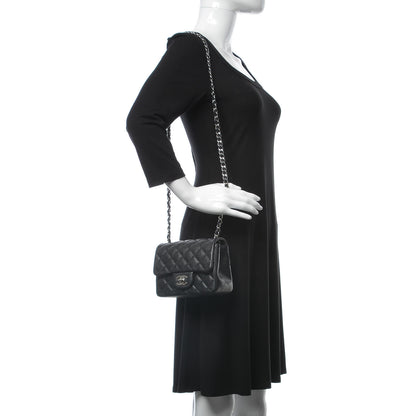 Chanel Caviar Quilted Mini Square Flap Black 2 of 8