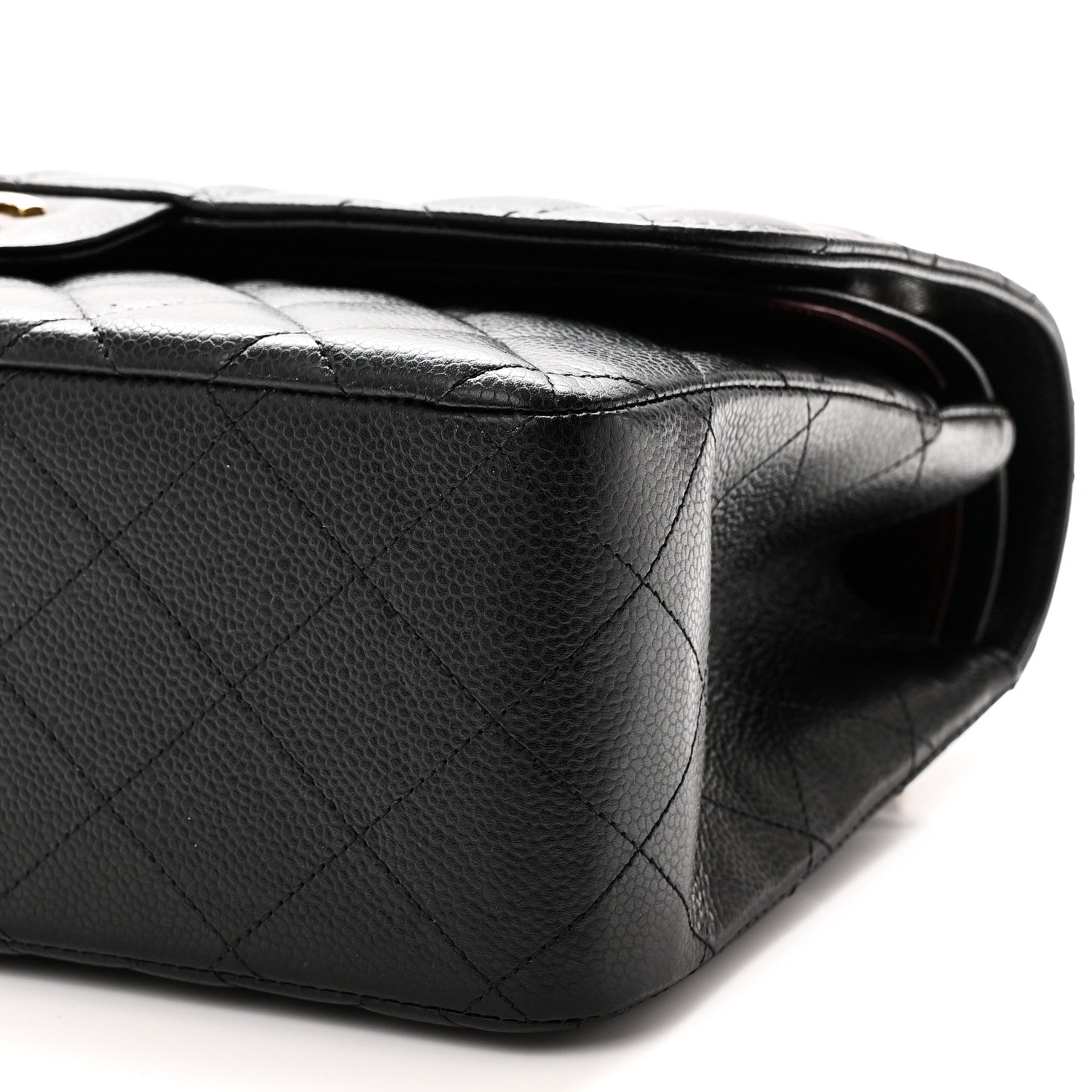 Chanel Caviar Quilted Jumbo Double Flap Black 10 of 10