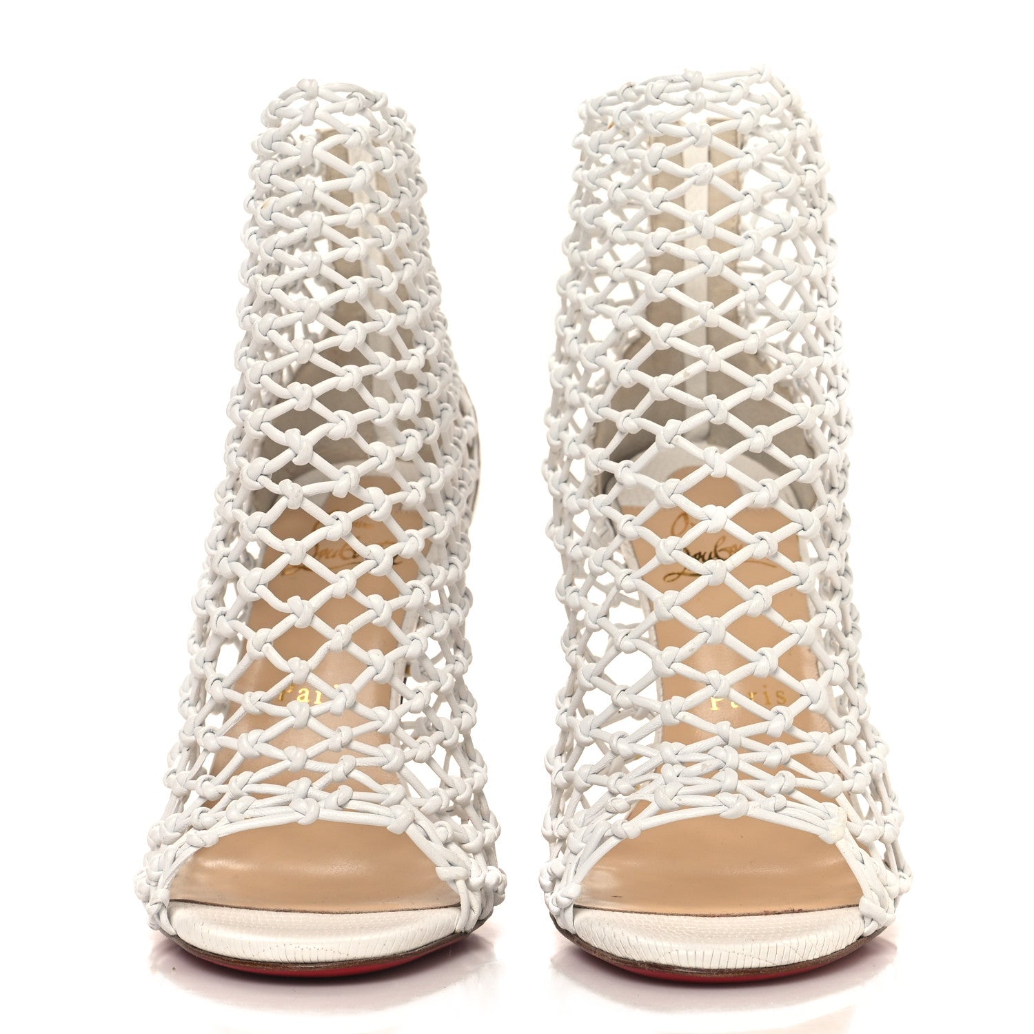 Christian Louboutin Nappa Porligot 120 Pumps 38.5 Latte 3 of 10